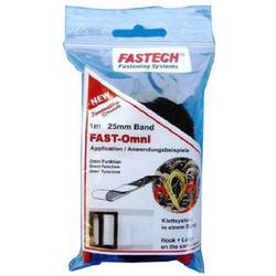 FASTECH® 671-330-Bag pásek se suchým zipem k našití háčková a flaušová část (d x š) 1000 mm x 25 mm černá 1 m
