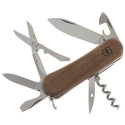 Victorinox Evolution 2.3901.63 švýcarský kapesní nožík počet funkcí 12 dřevo