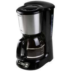 DOMO DO1065K kávovar černá, nerezová ocel připraví šálků najednou=12 displej, funkce časovače, skleněná konvice