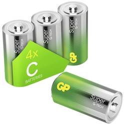 GP Batteries Super baterie malé mono C alkalicko-manganová 1.5 V 4 ks