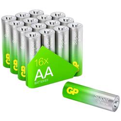 GP Batteries Super tužková baterie AA alkalicko-manganová 1.5 V 16 ks