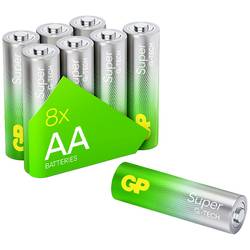 GP Batteries Super tužková baterie AA alkalicko-manganová 1.5 V 8 ks