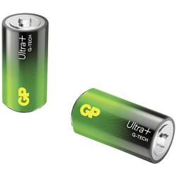 GP Batteries Ultra Plus baterie malé mono C alkalicko-manganová 1.5 V 2 ks
