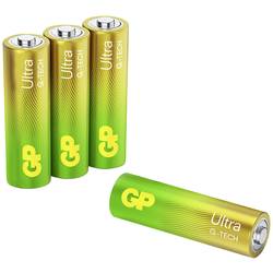 GP Ultra tužková baterie AA alkalicko-manganová, 1.5 V, 4 ks