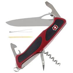 Victorinox RangerGrip 61 0.9553.MC švýcarský kapesní nožík počet funkcí 11 červená, černá