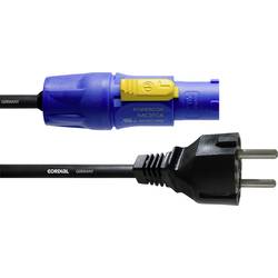 Cordial CFCA 10 S napájecí kabel [1x zástrčka s ochranným kontaktem - 1x zástrčka PowerCon] 10.00 m modrá