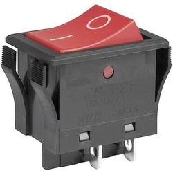 NKK Switches kolébkový spínač JWL21RA1A 250 V/AC 16 A 2x vyp/zap s aretací 1 ks