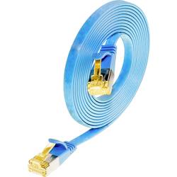 Wirewin 9120042360168 RJ45 síťové kabely, propojovací kabely CAT 6A U/FTP 0.50 m modrá 1 ks
