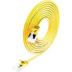 Wirewin 9120042366870 RJ45 síťové kabely, propojovací kabely CAT 6A S/STP 0.50 m žlutá 1 ks