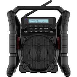 PerfectPro UBOX500R odolné rádio DAB+, FM Bluetooth, AUX, USB s USB nabíječkou, nárazuvzdorné černá