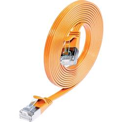 Wirewin 9120064012144 RJ45 síťové kabely, propojovací kabely CAT 6 U/FTP 0.50 m oranžová 1 ks