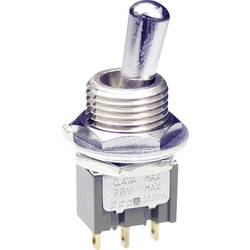 NKK Switches M2023SS4W01 M2023SS4W01 páčkový spínač 250 V/AC 3 A 2x zap/vyp/zap s aretací/0/s aretací 1 ks
