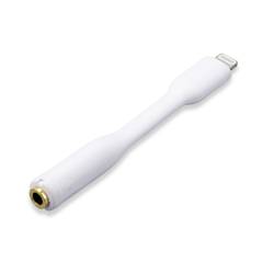 Renkforce Apple iPad/iPhone/iPod kabelový adaptér [1x dokovací zástrčka Apple Lightning - 1x 3,5mm zásuvka se zlatým kontaktem] 0.84 m bílá