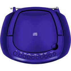 TechniSat DIGITRADIO 1990 rádio s CD DAB+, FM AUX, Bluetooth, CD, USB s USB nabíječkou, funkce alarmu modrá