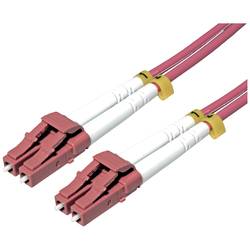 Roline 21.15.8616 optické vlákno síťové kabely, propojovací kabely LC 15.00 m fialová 1 ks