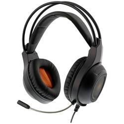 DELTACO GAMING DH210 Gaming Sluchátka On Ear kabelová stereo černá