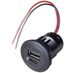 ProCar Dvojitá zásuvka Power USB-C/a 12 V, 24 V