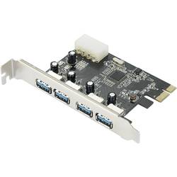 Renkforce 4 porty karta USB 3.0 USB-A PCIe