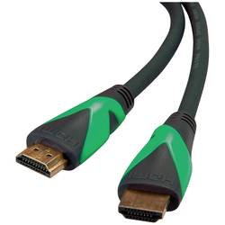 Roline green HDMI kabel Zástrčka HDMI-A, Zástrčka HDMI-A 2 m černá 11.44.6011 Ultra HD (8K), bez halogenů, krytí TPE HDMI kabel