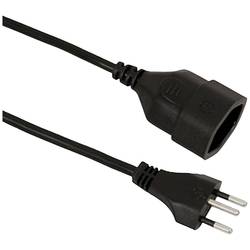 Value napájecí kabel [1x T12 konektor - 1x T13 zásuvka] 3.00 m černá