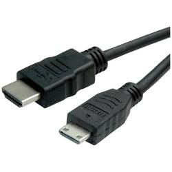 Roline green HDMI kabel Zástrčka HDMI-A, Zástrčka HDMI Mini-C 2.00 m černá 11.44.5580 bez halogenů HDMI kabel