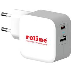 Roline USB nabíječka 38 W vnitřní Počet výstupů: 2 x USB A, USB-C®