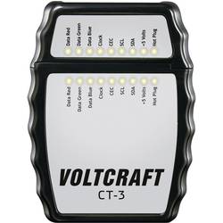 VOLTCRAFT CT-3 tester kabelů, pro Kabel HDMI Typ A, HDMI 1.0, 1.1, 1.2, 1.2a, 1.3a/b/c, 1.4**/a, CT-3