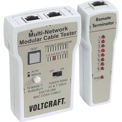 VOLTCRAFT CT-2 tester kabelů, pro RJ-45, BNC, RJ-11, CT-2