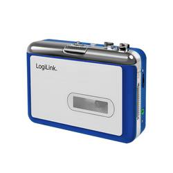 LogiLink UA0393 přenosný přehrávač kazet Walkman modrá, stříbrná