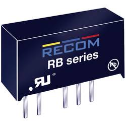 RECOM RB-1212S DC/DC měnič napětí 12 V 12 V 0.084 A 1 W Počet výstupů: 1 x Obsah 1 ks