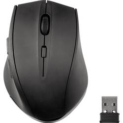 SpeedLink CALADO Silent Mouse ergonomická myš bezdrátový optická černá 5 tlačítko 1600 dpi ergonomická, integrovaný scrollpad