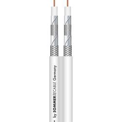 Sommer Cable RG59, 601-0960 koaxiální kabel, vnější Ø: 5.6 mm, 75 Ω, 110 dB, bílá, metrové zboží