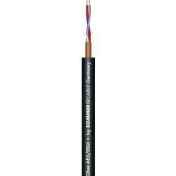 Sommer Cable 200-0371 mikrofonový kabel 2 x 0.14 mm² černá metrové zboží