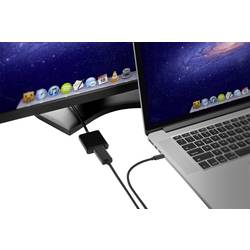 Renkforce USB-C® / Mini-DisplayPort kabelový adaptér USB-C ® zástrčka, Mini DisplayPort konektory 5.00 m černá RF-3421684 pozlacené kontakty Kabel pro displeje