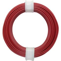 Donau Elektronik 118-0 lanko/ licna, 1 x 0.14 mm², červená, 10 m