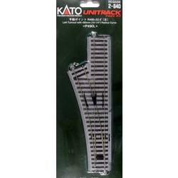 H0 Kato Unitrack 2-840 výhybka, levá 246 mm 1 ks
