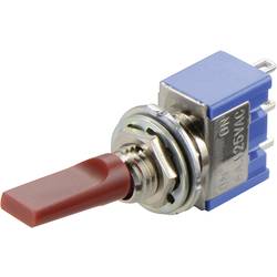 Miyama 701009 MS 500 H-MF páčkový spínač 250 V/AC 3 A 2x zap/vyp/zap s aretací/0/s aretací 1 ks