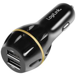 LogiLink USB nabíječka 19.5 W do auta Výstupní proud (max.) 3000 mA Počet výstupů: 2 x USB A Qualcomm Quick Charge 3.0