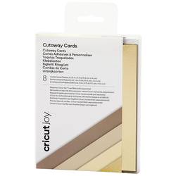 Cricut Joy™ Cutaway Cards sada karet hnědá, světle hnědá, béžová, zlatá
