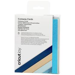 Cricut Joy™ Cutaway Cards sada karet béžová, tyrkysová (lesklá), tmavě modrá, světle modrá