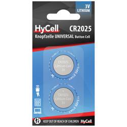 HyCell knoflíkový článek CR 2025 3 V 2 ks 140 mAh lithiová CR 2025