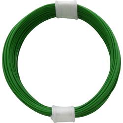 Donau Elektronik 110-4 lanko/ licna, 1 x 0.04 mm², zelená, 10 m