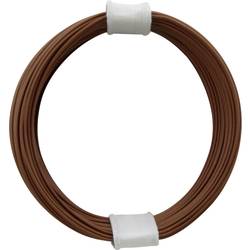 Donau Elektronik 110-8 lanko/ licna, 1 x 0.04 mm², hnědá, 10 m