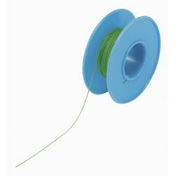TRU COMPONENTS 1566875 navíjecí drát, Wire Wrap, 1 x 0.01 mm², zelená, 15 m