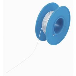 TRU COMPONENTS 1566873 navíjecí drát, Wire Wrap, 1 x 0.01 mm², bílá, 15 m