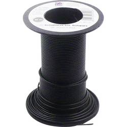 TRU COMPONENTS 1566830 lanko/ licna, LiY, 1 x 0.14 mm², černá, 10 m