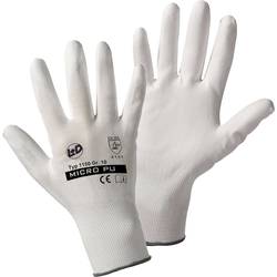 L+D Micro-PU knitted 1150-7 nylon pracovní rukavice Velikost rukavic: 7, S EN 388 CAT II 1 pár