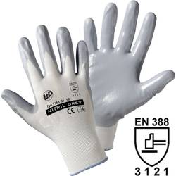 L+D worky Nitril- knitted 1155-8 nylon pracovní rukavice Velikost rukavic: 8, M CAT II 1 pár