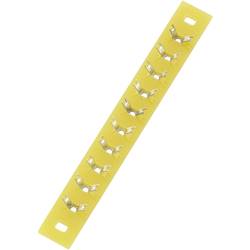 TRU COMPONENTS pájecí lišta jednořadá Počet pólů 10 epoxid (d x š x v) 74 x 9 x 1.5 mm 1 ks