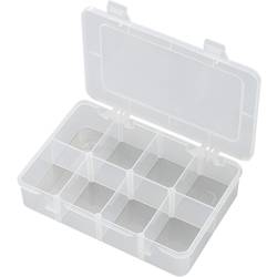 TRU COMPONENTS EKB-210 krabička na malé součástky (d x š x v) 185 x 133 x 42 mm přihrádek: 8 variabilní rozčlenění Obsah 1 ks